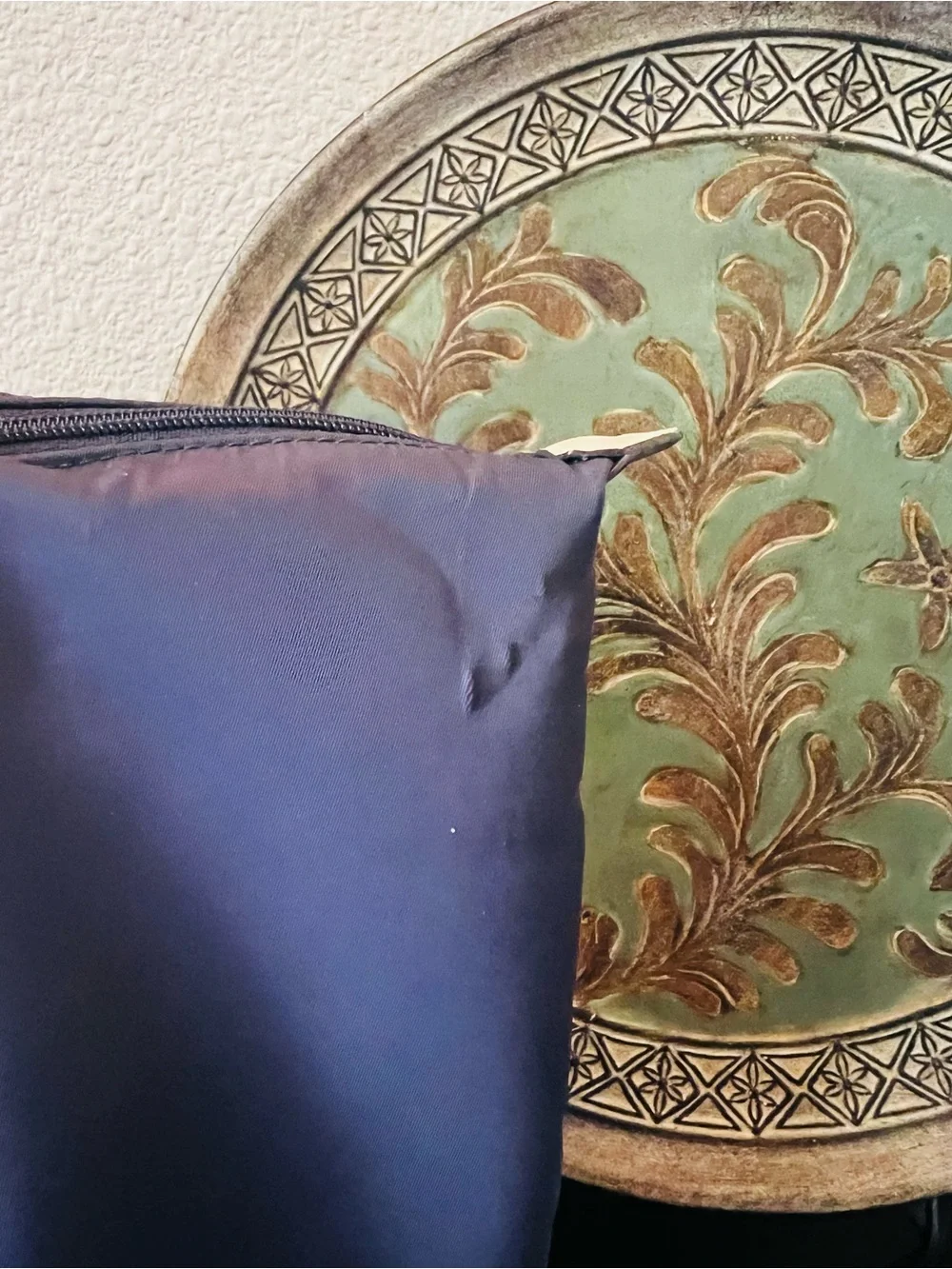 RADLEY LONDON Navy Tote with Tan Straps
